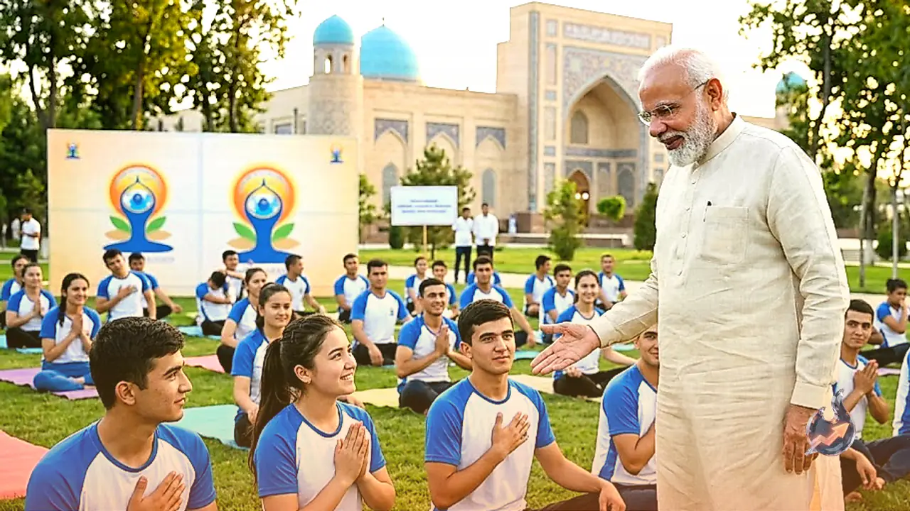 Prime Minister Narendra Modi Attends Yoga Event In Tashkent, Praises Uzbek Youth