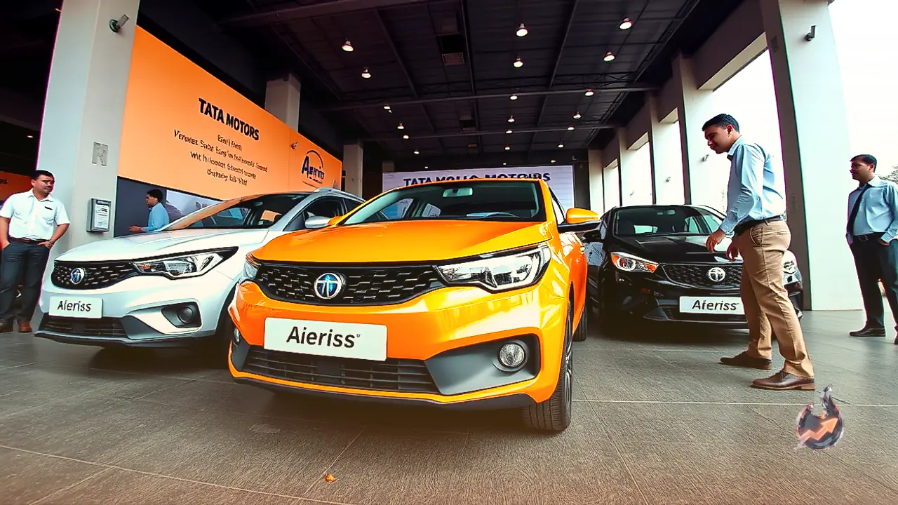 Tata Motors Rolls Out Aeris Sedan for Private Buyers, Base Model On-Road Price and EMI Breakdown Explained