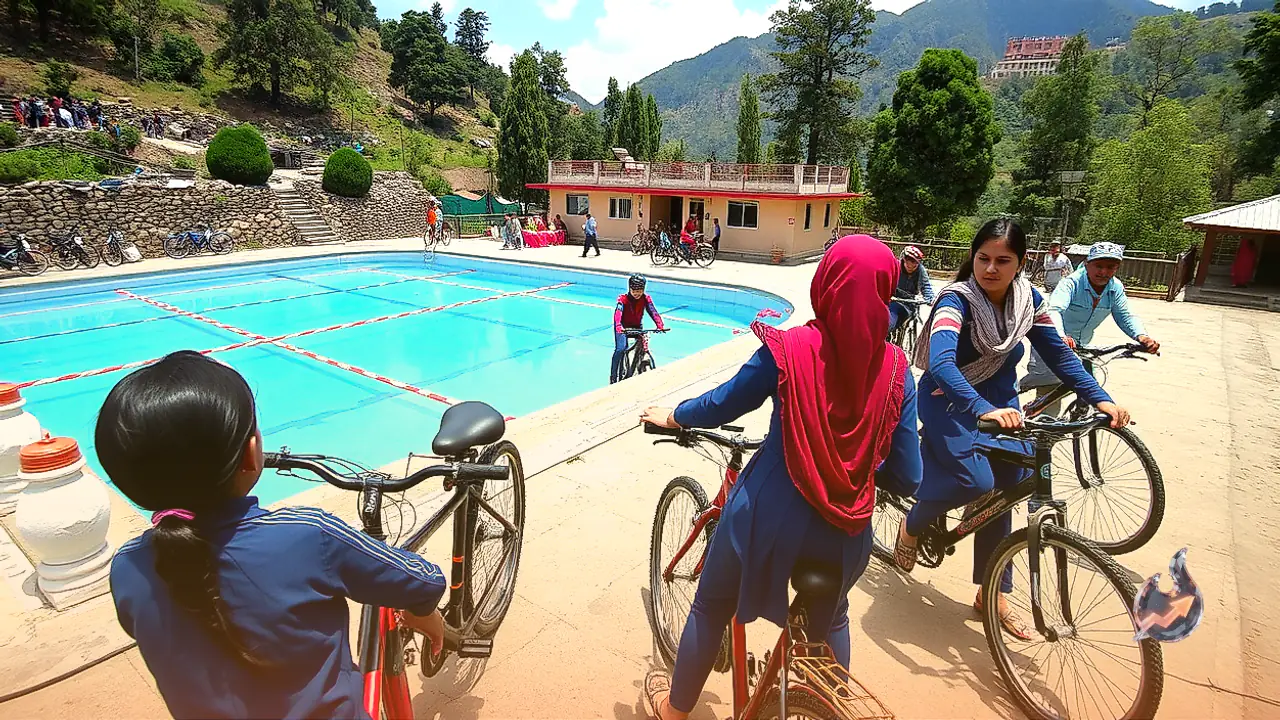 Teachers in Pithoragarh Pool Funds to Teach Mountain Schoolgirls Cycling and Ease Difficult Commutes