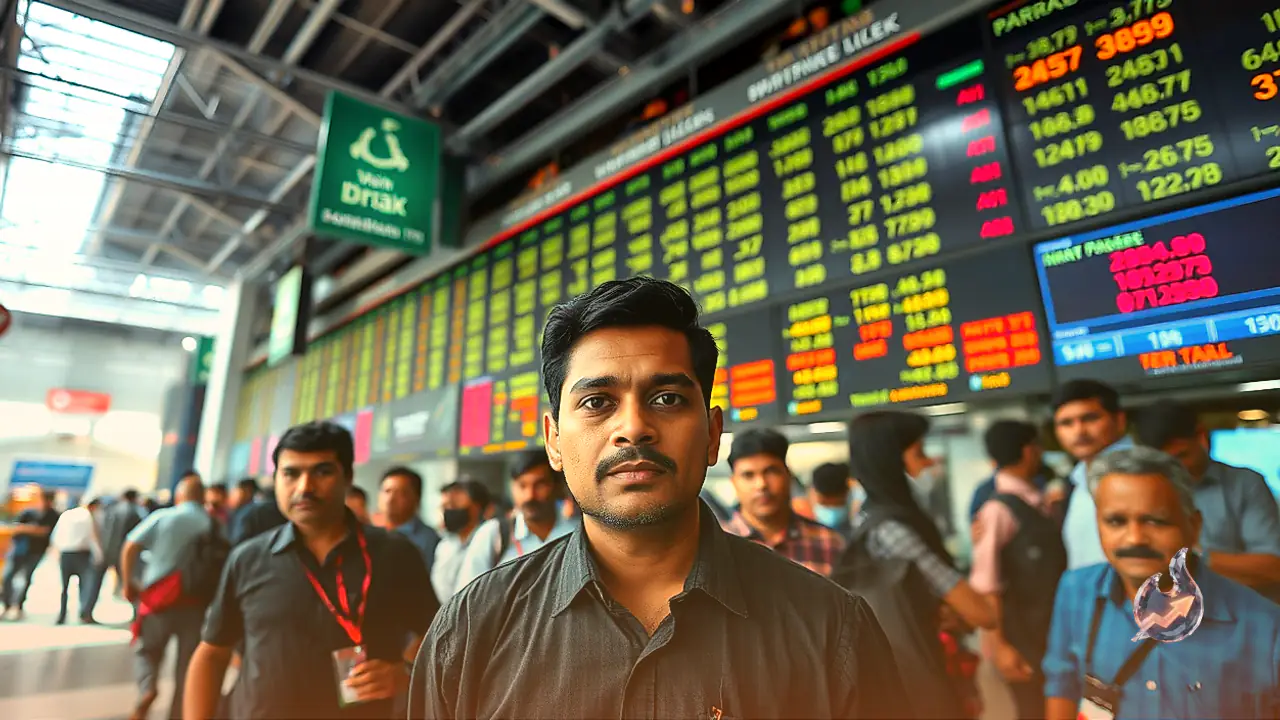 Tech Rally Fails to Stem Market Slide as Sensex Drops 251 Points to 72,781