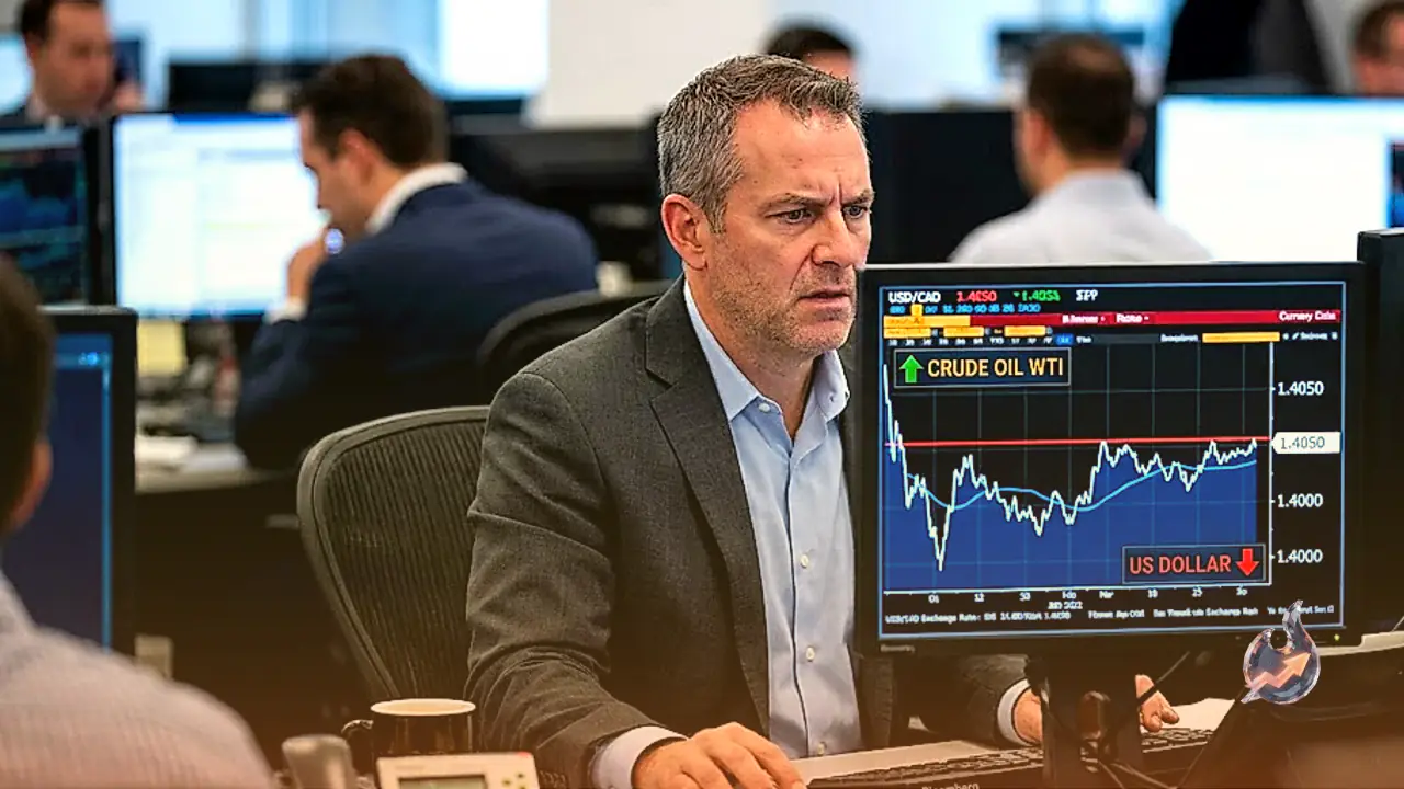 Oil's bounce and Iran jitters box in USD/CAD just under 1.4050