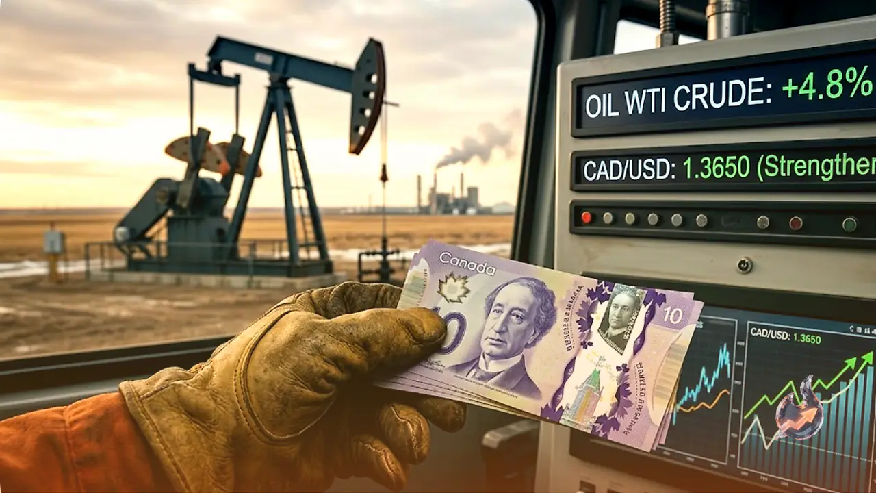 Canadian Dollar strengthens as Oil prices surge amid Middle East tensions