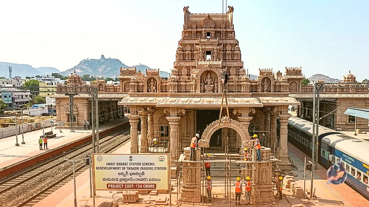 तेलंगाना का रायगिरि रेलवे स्टेशन बनेगा भव्य मंदिर जैसा, 24 करोड़ रुपये के बजट से होगा कायाकल्प
