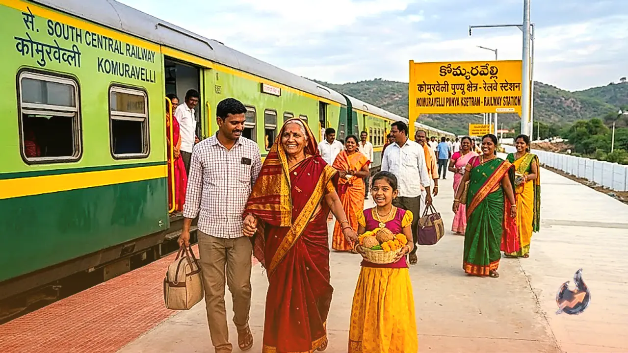New Rail Connectivity for Telangana's Mallanna Swami Temple Makes Pilgrimage Easy and Affordable via Komuravelli Station