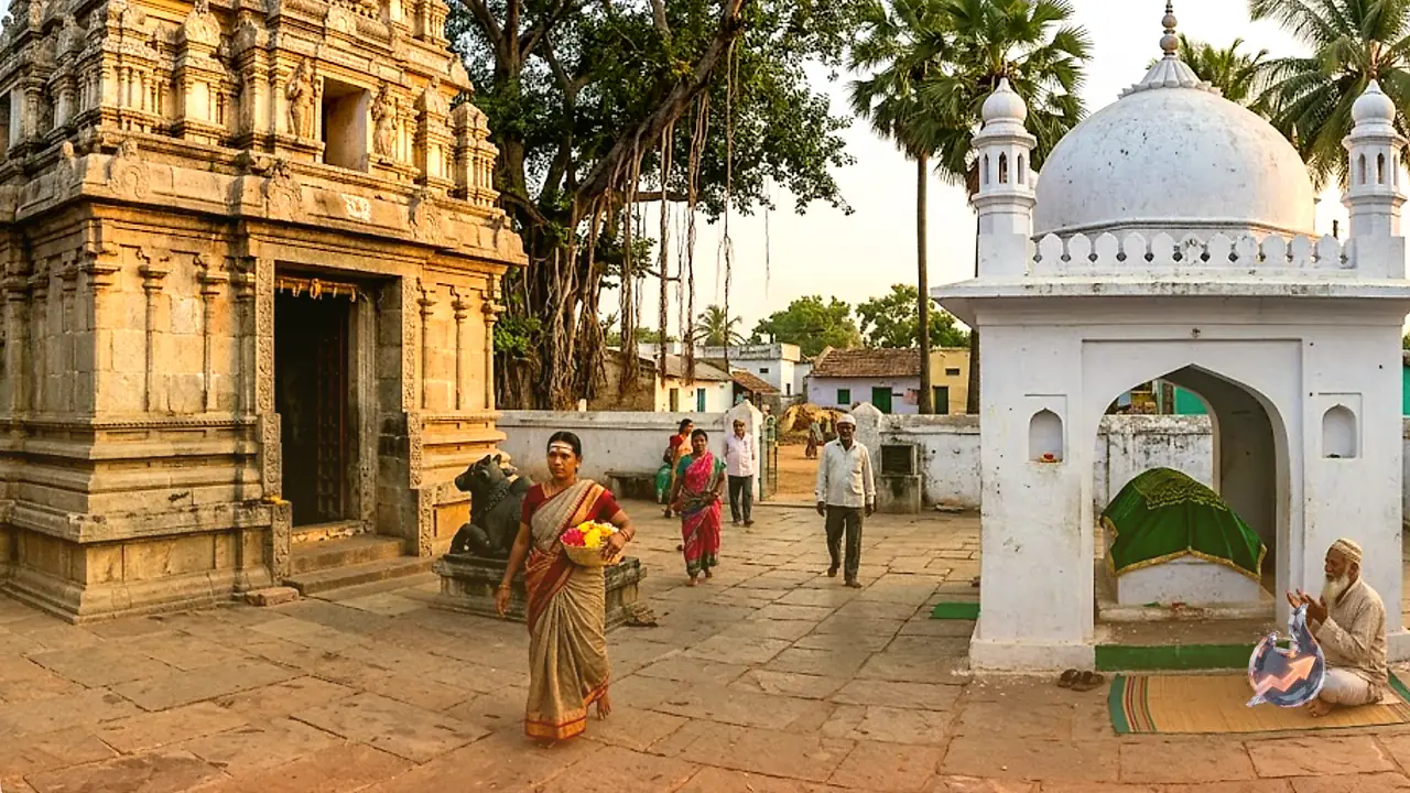 In this Telangana village, a Shiva temple and a Sufi shrine have shared one courtyard for centuries