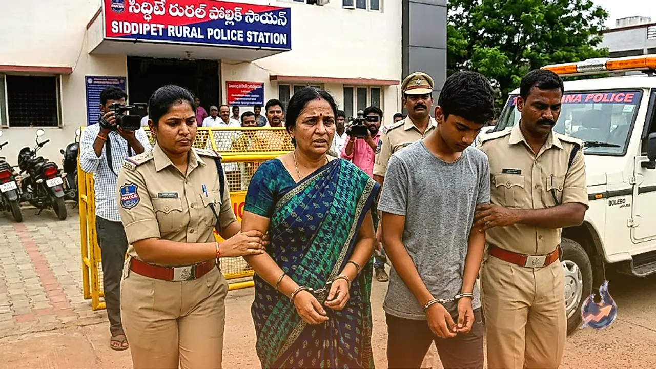 Mother and Minor Son Arrested in Siddipet for Serial Murders and Robbery
