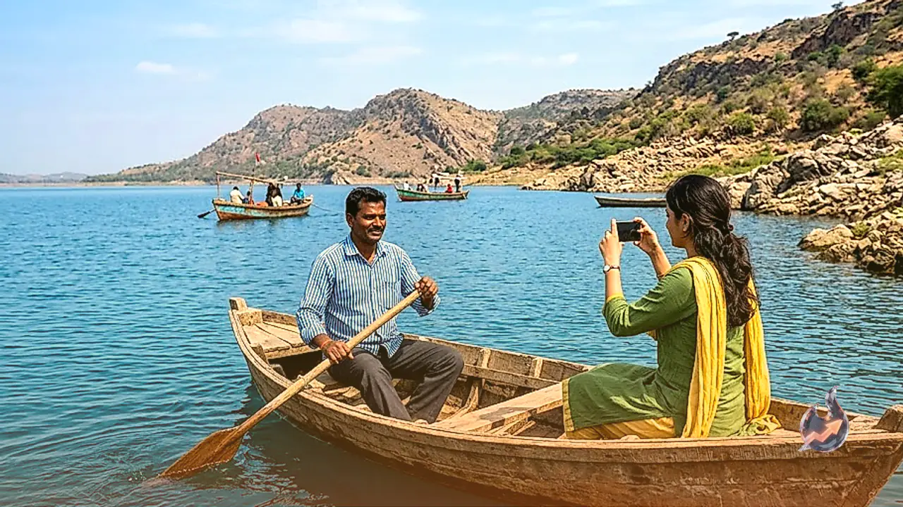Telangana Secret Spot: Skip Ladakh and Discover a Hidden Blue Water Lake Just Three Hours from Hyderabad