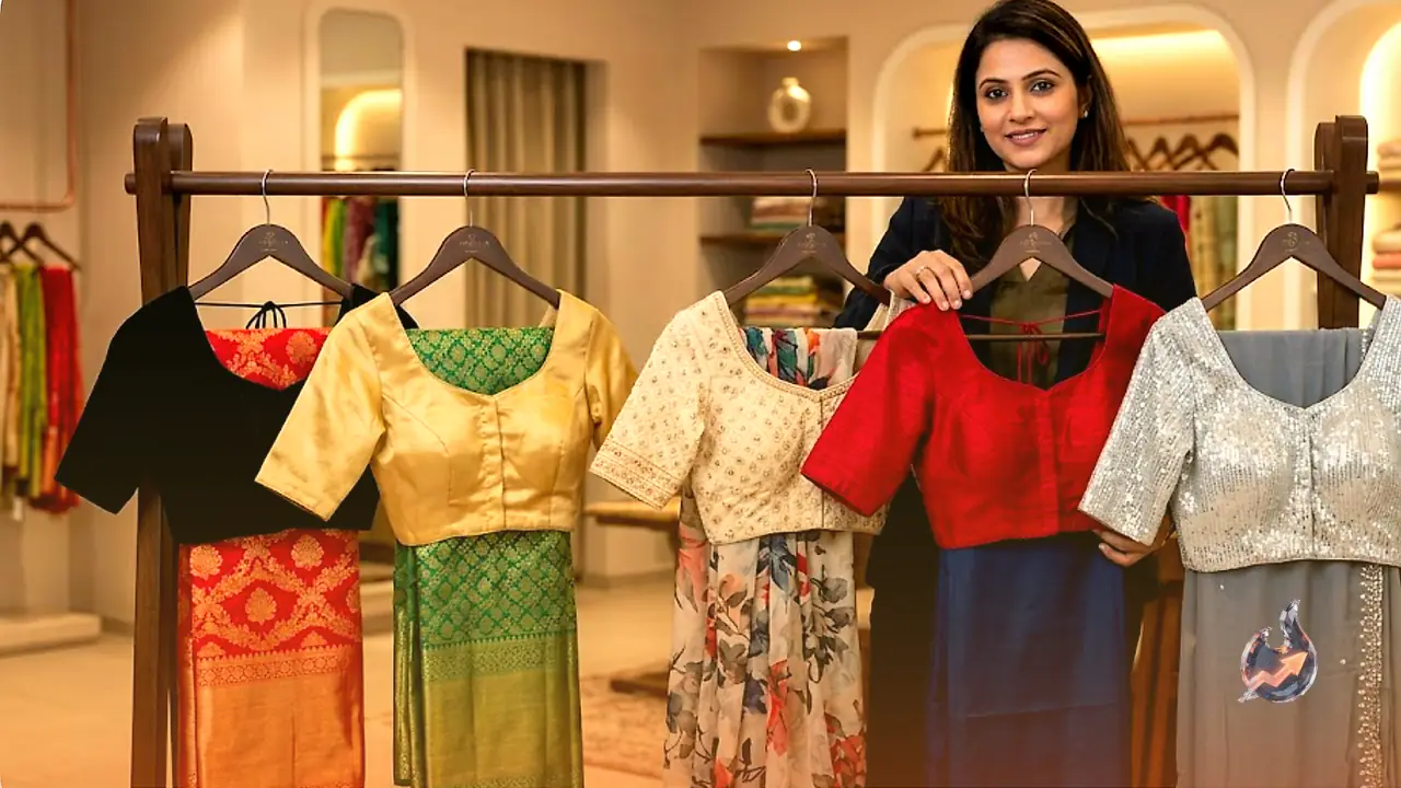 Forget the Tailor: Five Ready-to-Wear Blouse Colours That Look Perfect with Every Saree
