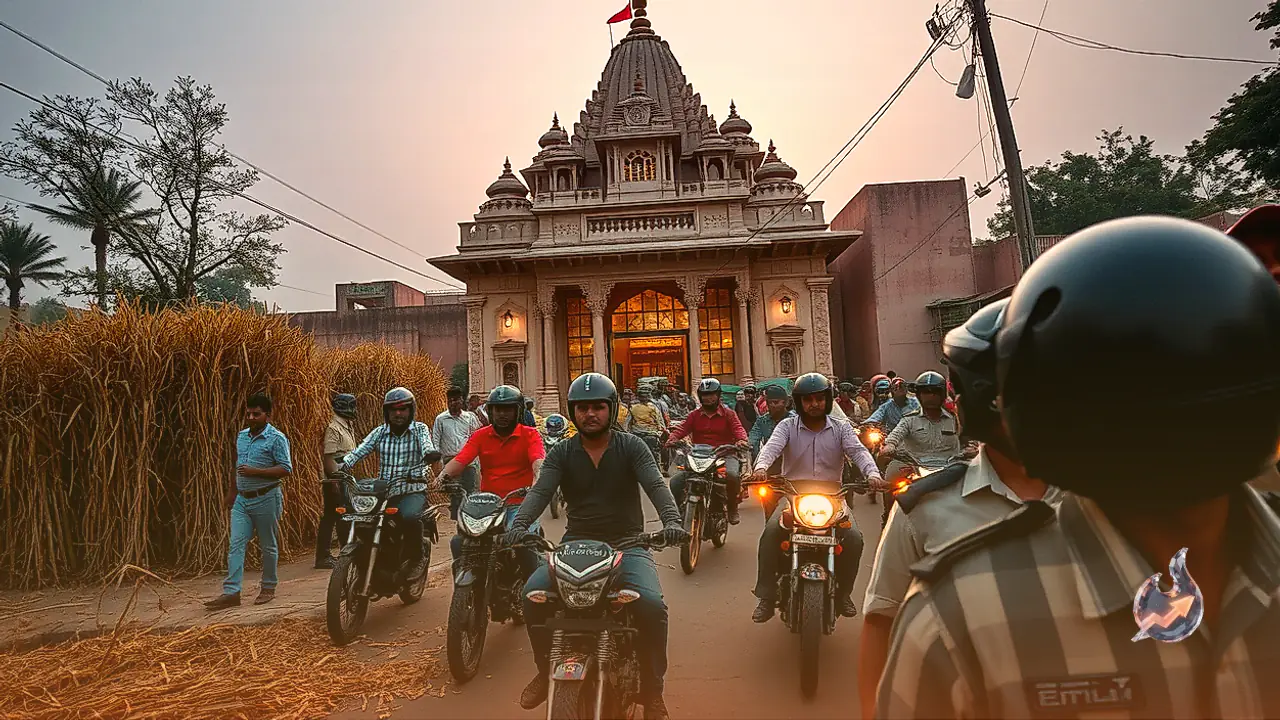 Temple Bells Found Hidden in Millet Fodder on Alwar Farm as Midnight Bikers Flee