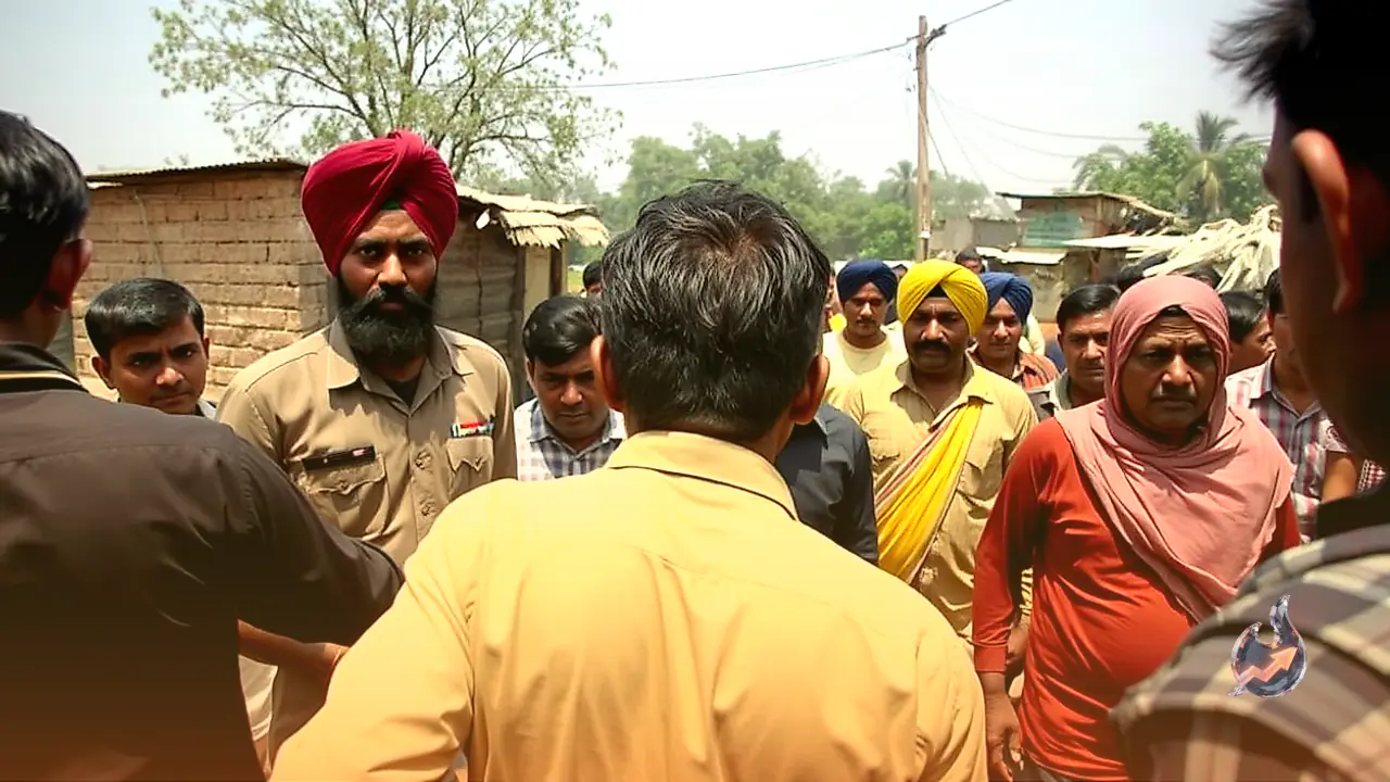 Tension Grips Bhaunda Village in Bharatpur After Deadly Assault on Atar Singh Bhadana, Five Apprehended