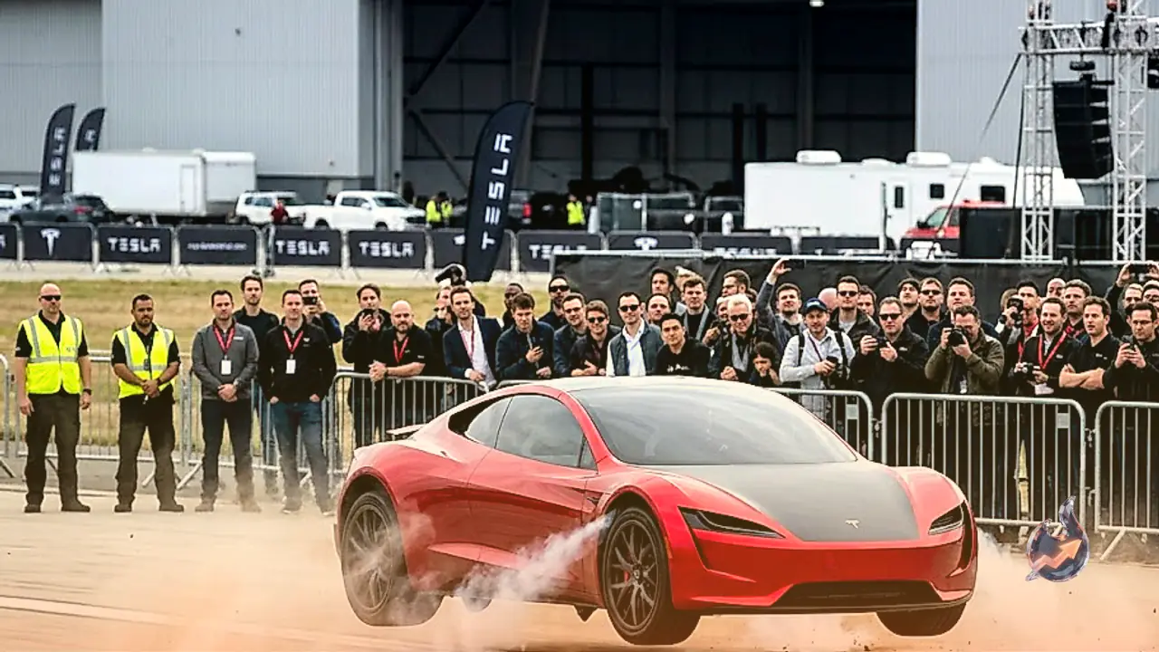 Tesla Roadster Flies With Cold Gas Thrusters in Demo, but Road Launch Stays Years Away