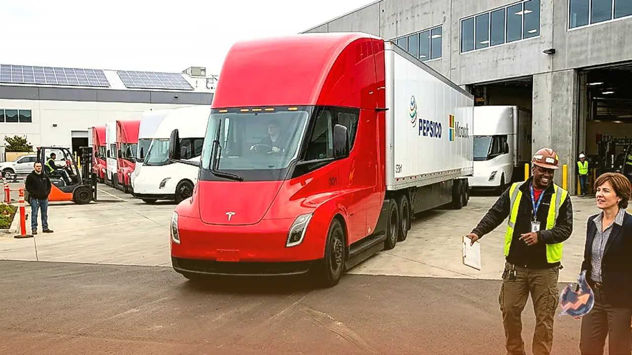 Tesla Semi Enters Commercial Scale Production as 2,500 Truck Fleet Deal Recharges Heavy EV Hauling