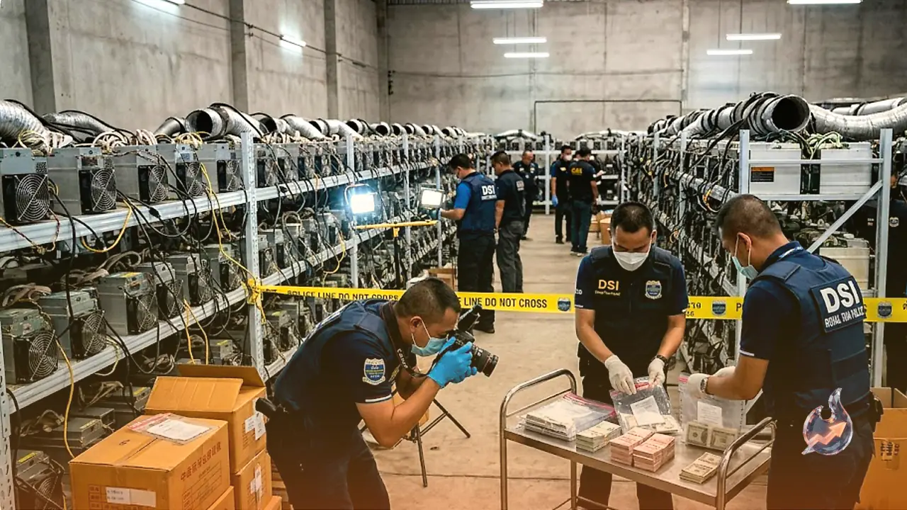 Thailand Uncovers $300M Chinese-Linked Crypto Mining and Money Laundering Ring