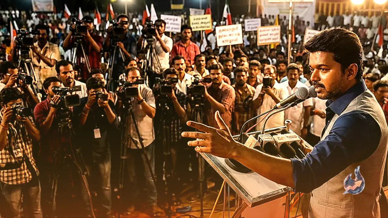 Thalapathy Vijay challenges Rahul Gandhi for 2029 PM race as TVK alliance triggers political crisis in Tamil Nadu