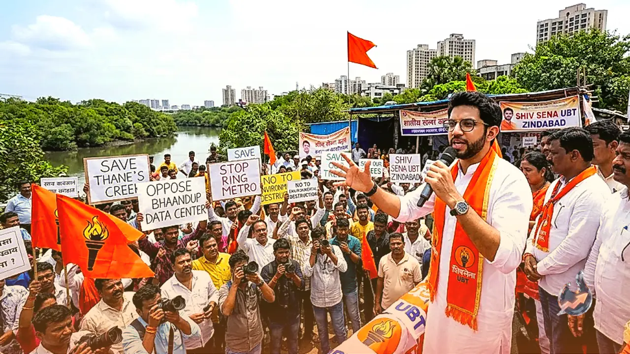 ठाणे में डेटा सेंटर और रिंग मेट्रो प्रोजेक्ट का आदित्य ठाकरे ने किया विरोध, पर्यावरण पर खतरे को लेकर जताई चिंता