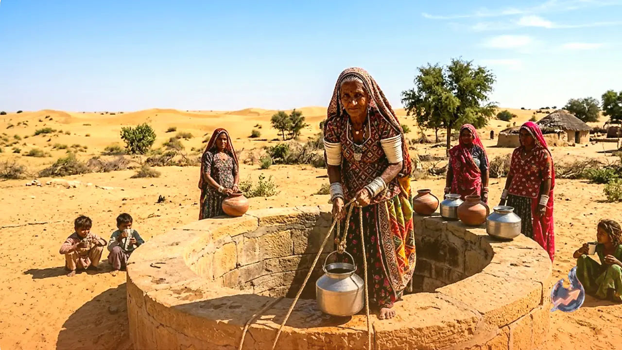 Buried beneath Thar's burning sands, a hidden water treasure still quenches the thirst of border villages