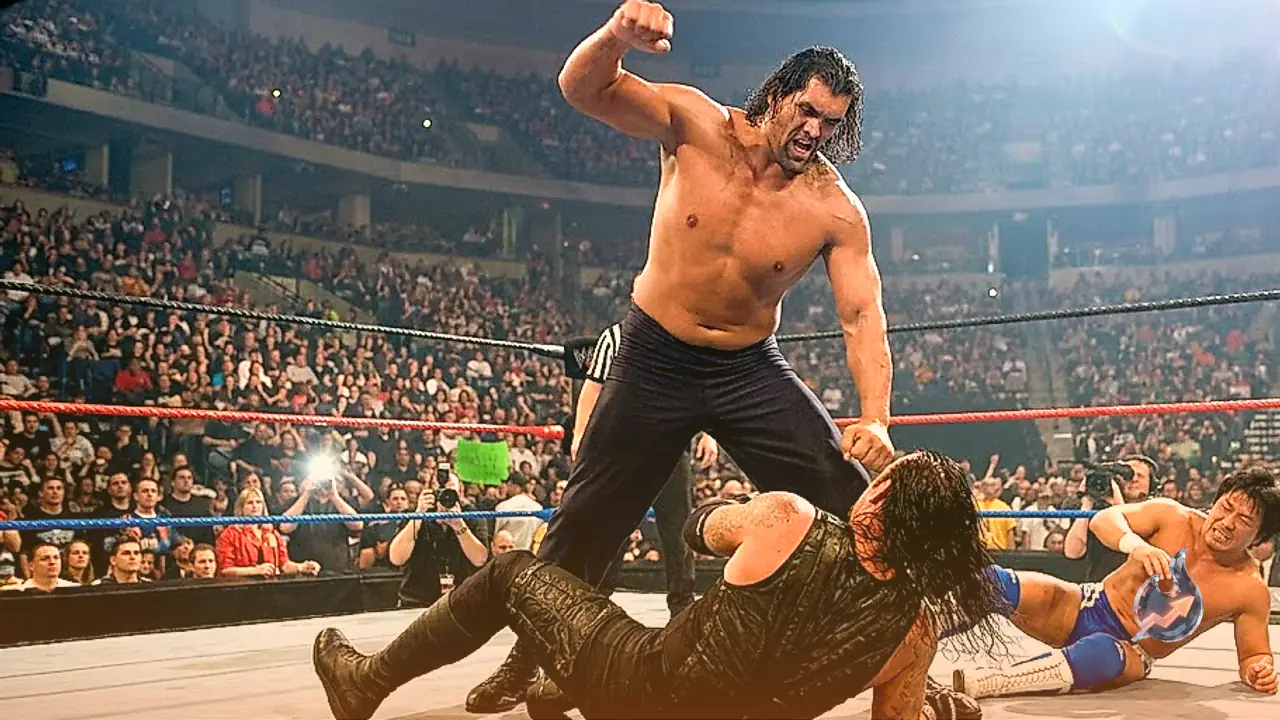 The Great Khali Shook Wrestling by Flattening Undertaker Before Crushing Funaki in Singles Debut