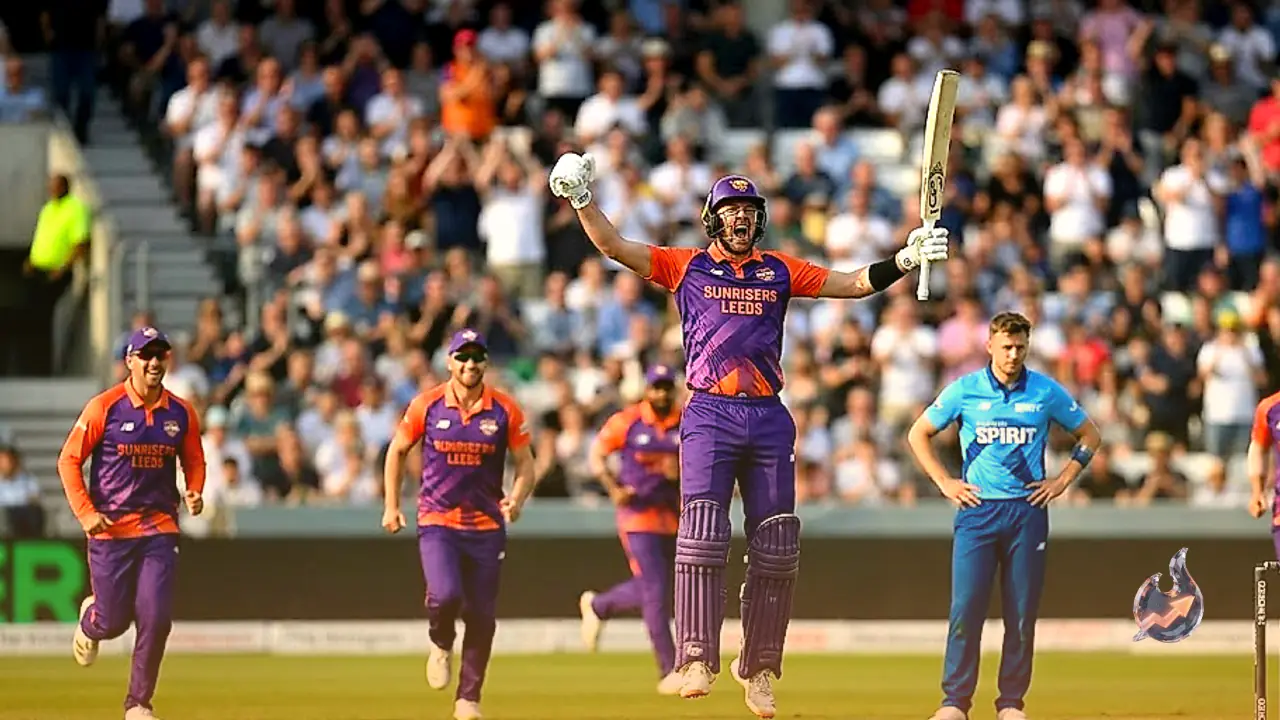 Sunrisers Leeds Smash Record 241 Runs in The Hundred to Defeat London Spirit by 37 Runs