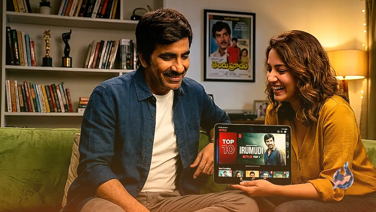 Ravi Teja Starrer Irumudi Dominates Netflix at Number 1 Following 250 Crore Box Office Run