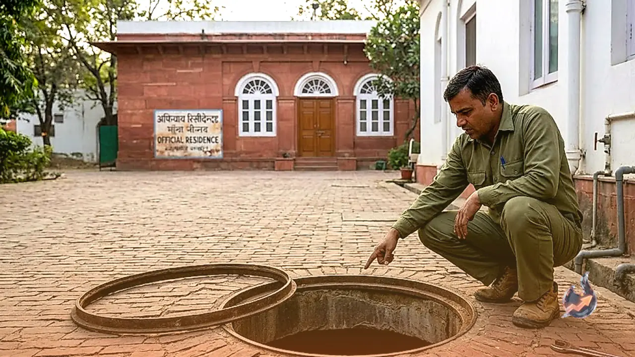 राज्यसभा सांसद डॉ. राधा मोहन दास अग्रवाल के लुटियंस दिल्ली स्थित बंगले में घुसे चोर, बाथरूम की टोंटी और गटर का ढक्कन गायब