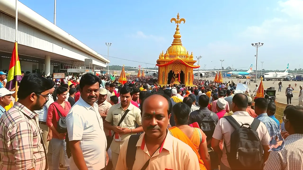 श्री पद्मनाभस्वामी मंदिर की शोभायात्रा के लिए तिरुवनंतपुरम में पांच घंटे थमेगी उड़ानों की रफ्तार