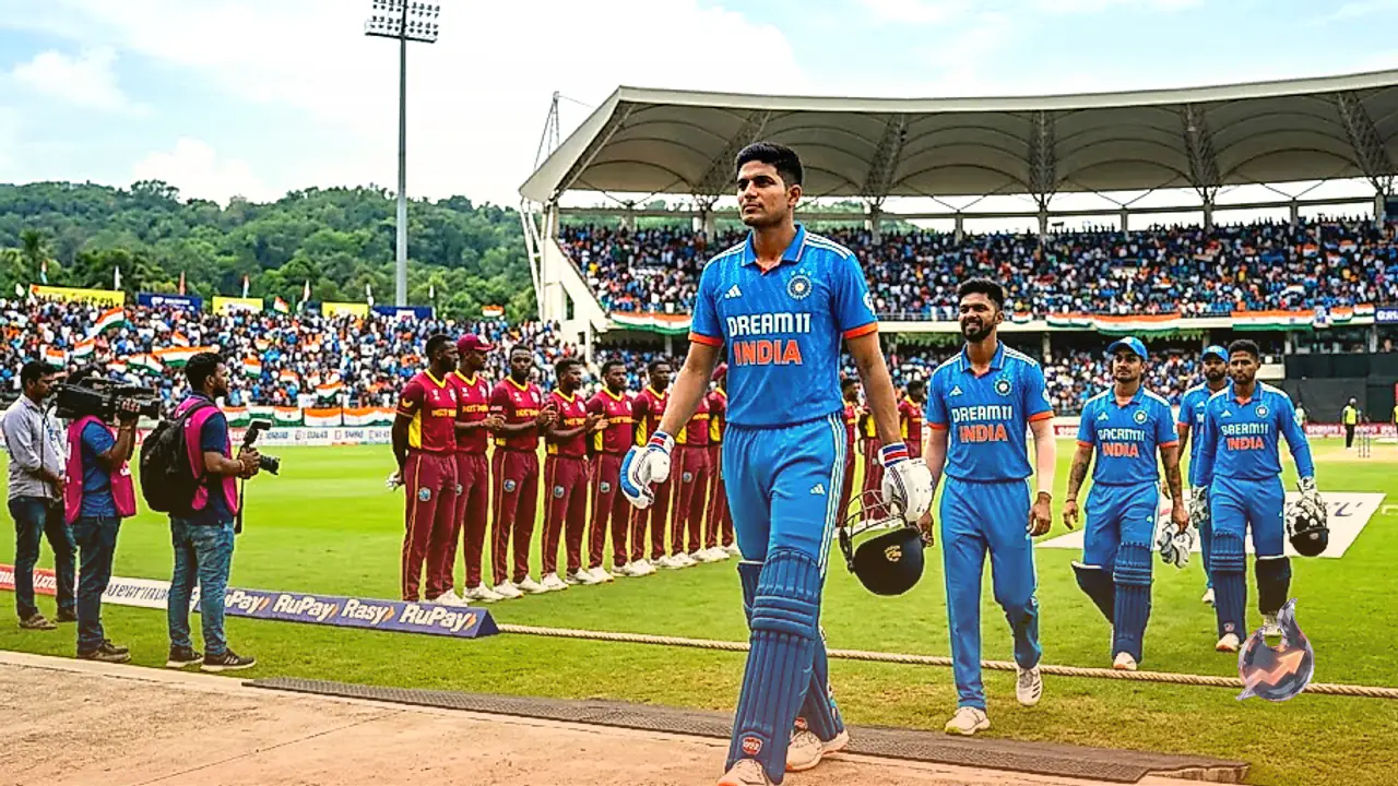 Gill to Lead Balanced Indian Squad Against West Indies in Thiruvananthapuram Opener