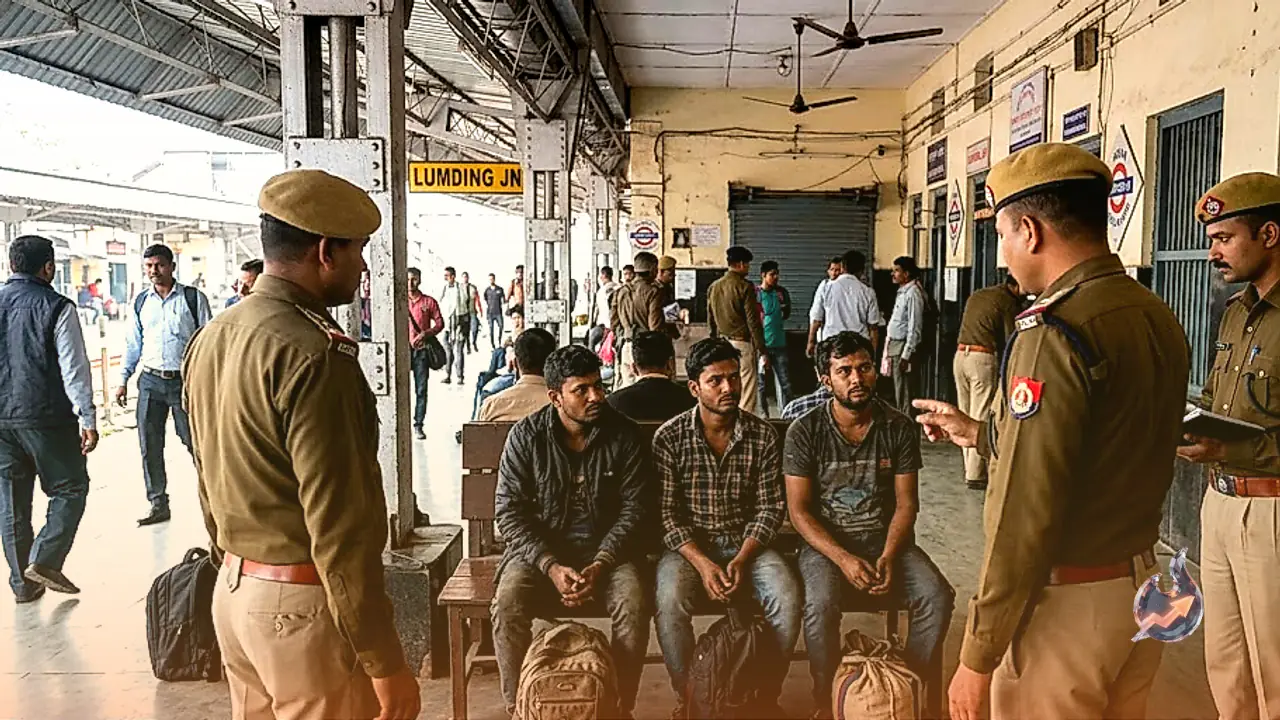 Three Bangladeshi Nationals Detained Aboard Guwahati-Sairang Express in Assam