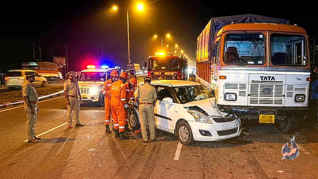 Car rams parked truck on Kerala highway, killing eight Tamil Nadu engineering students