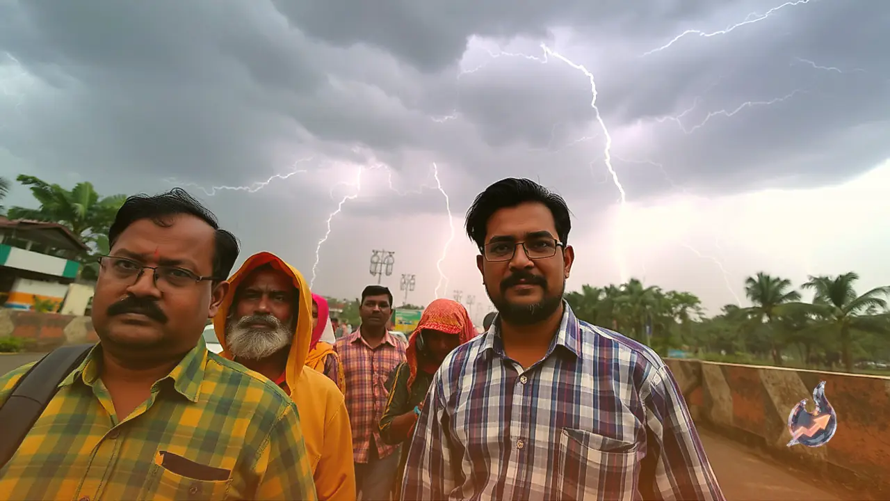 Thundershowers and Lightning Threaten 13 Jharkhand Districts as Monsoon Retreats