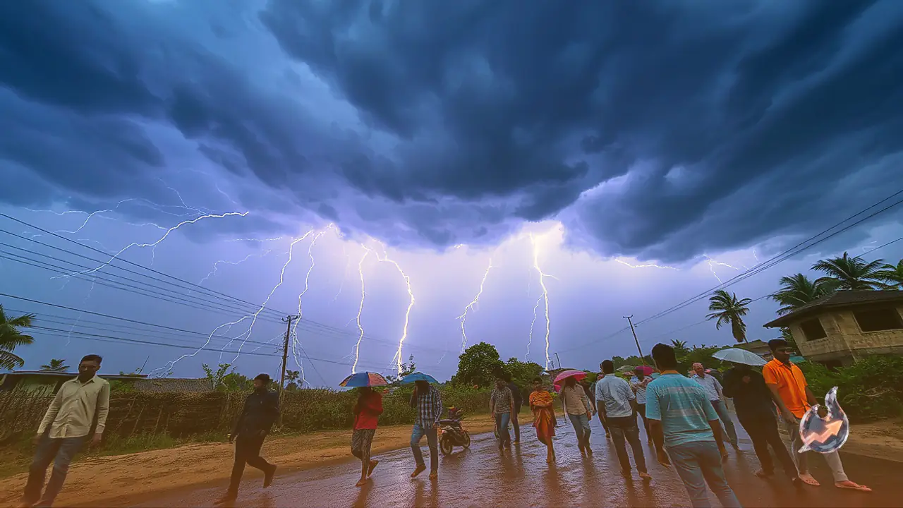 Thunderstorm and Lightning Alert in Jharkhand as Monsoon Retreats, Full Weather Outlook Through October 15