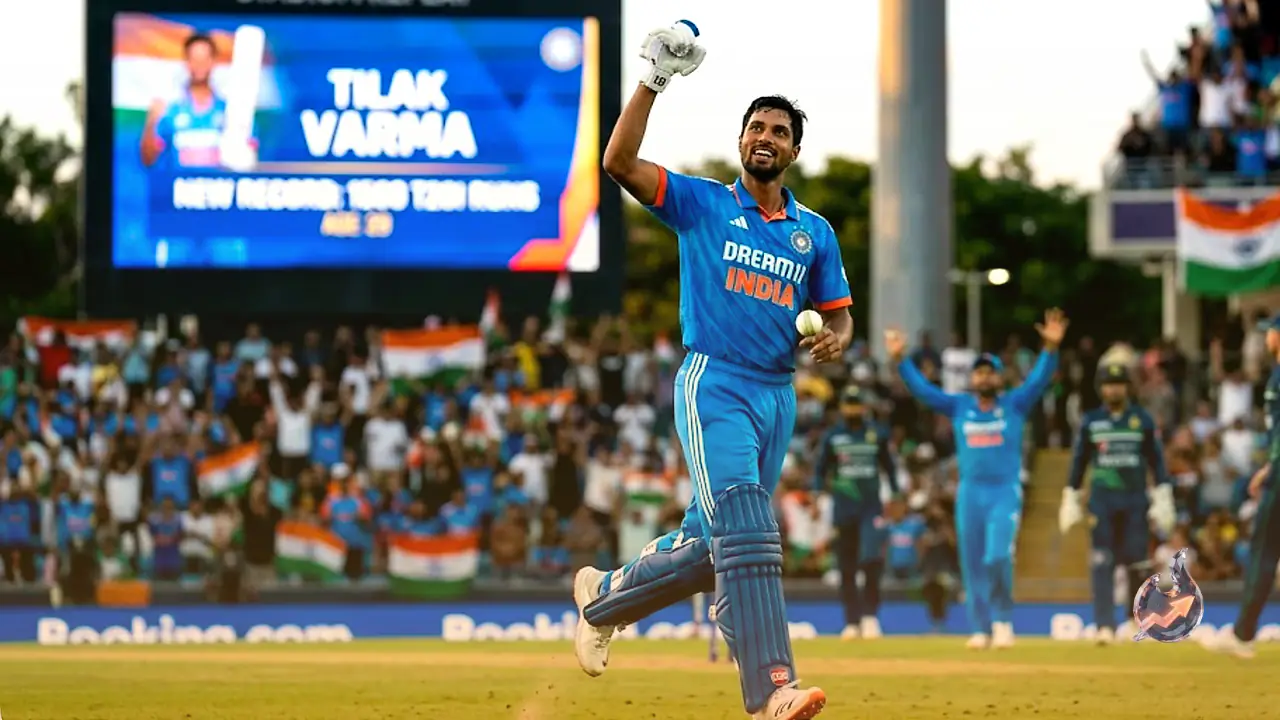Tilak Varma Shcatters Abhishek Sharma's Record to Become Youngest Indian to Reach 1500 T20I Runs