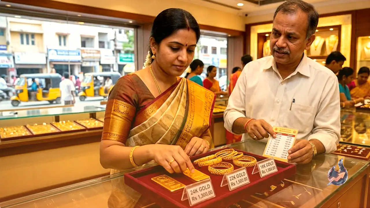 Why Chennai's Gold Got Cheaper by Rs 50,200 in Just Three Days, and What 24K, 22K and 18K Cost Now