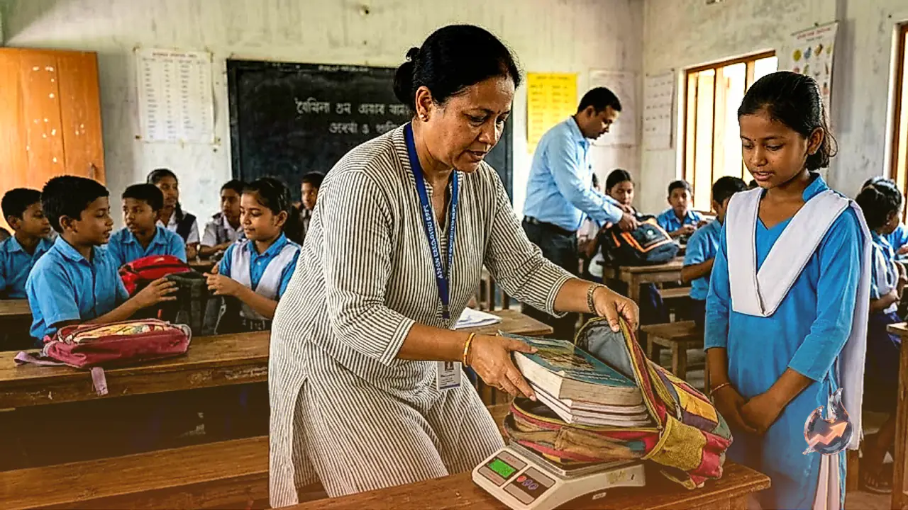 Tinsukia schools inspected in Assam to enforce strict school bag weight limits