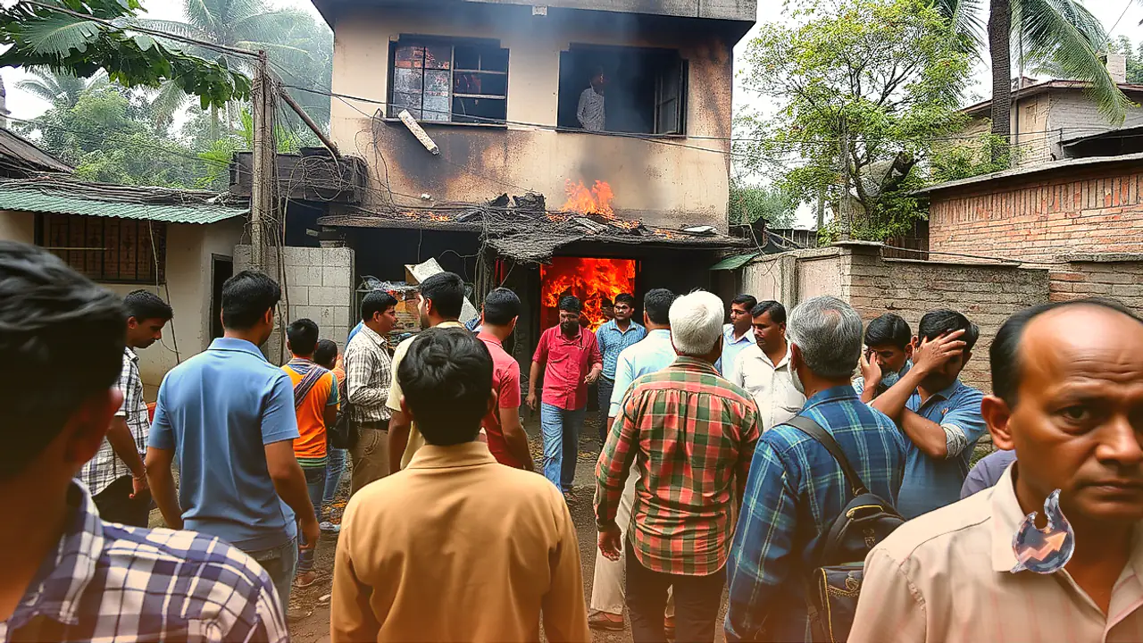 तृणमूल विधायक बायरन बिस्वास के घर में भीषण अग्निकांड, गंभीर रूप से झुलसे नेता अस्पताल में भर्ती