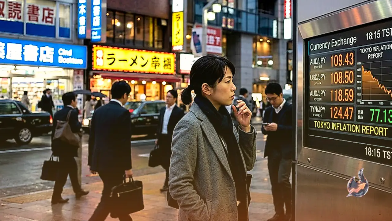 Tokyo Inflation Surge Lifts Yen as Australian Dollar Stumbles Under 100-Day SMA