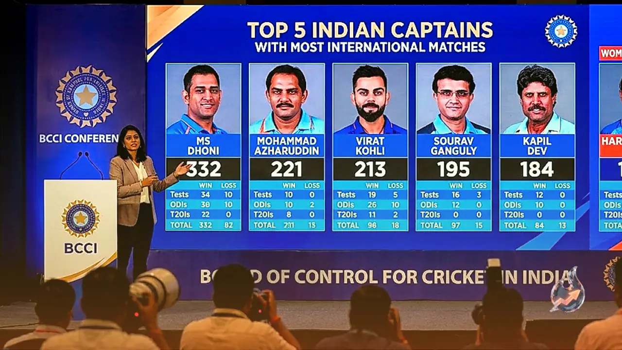Top 5 Captains Who Led India in Most International Matches, Detailed Record Breakdown Across Formats