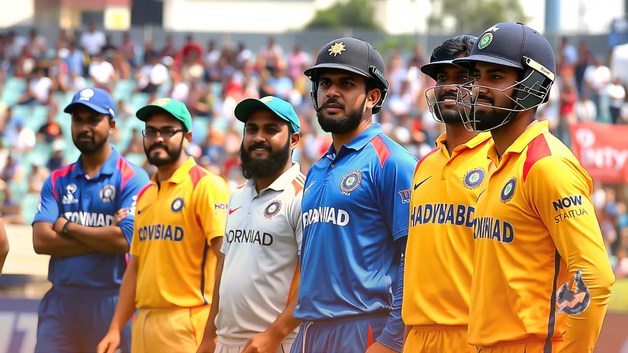 Top Five Run Scorers in Tied One Day Internationals