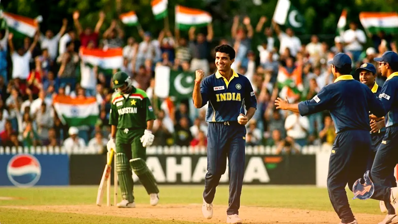 How Sourav Ganguly Single-Handedly Tore Apart Pakistan at the 1997 Sahara Cup