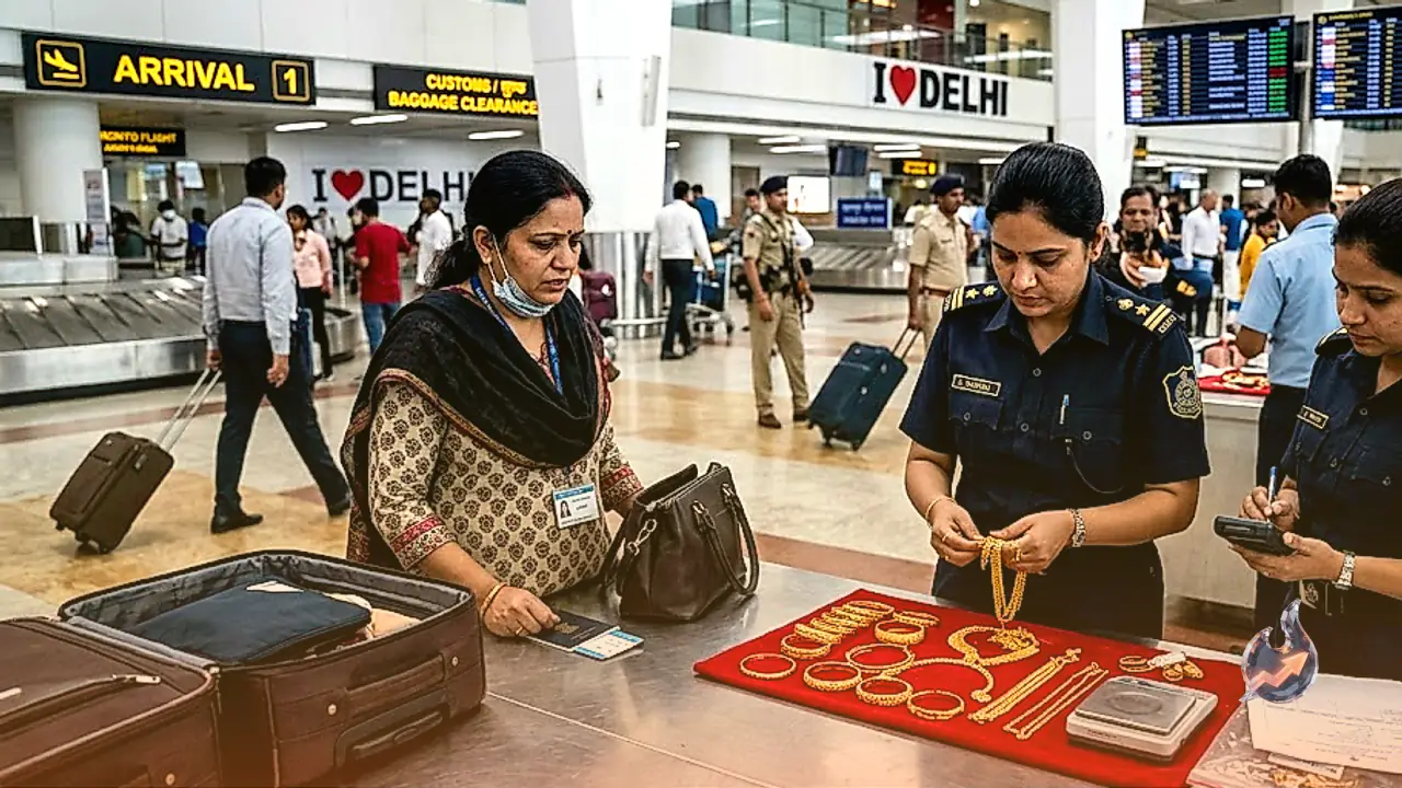 Customs Intercept 46 Year Old Woman at Delhi Airport with Gold Worth Rs 2.18 Crore