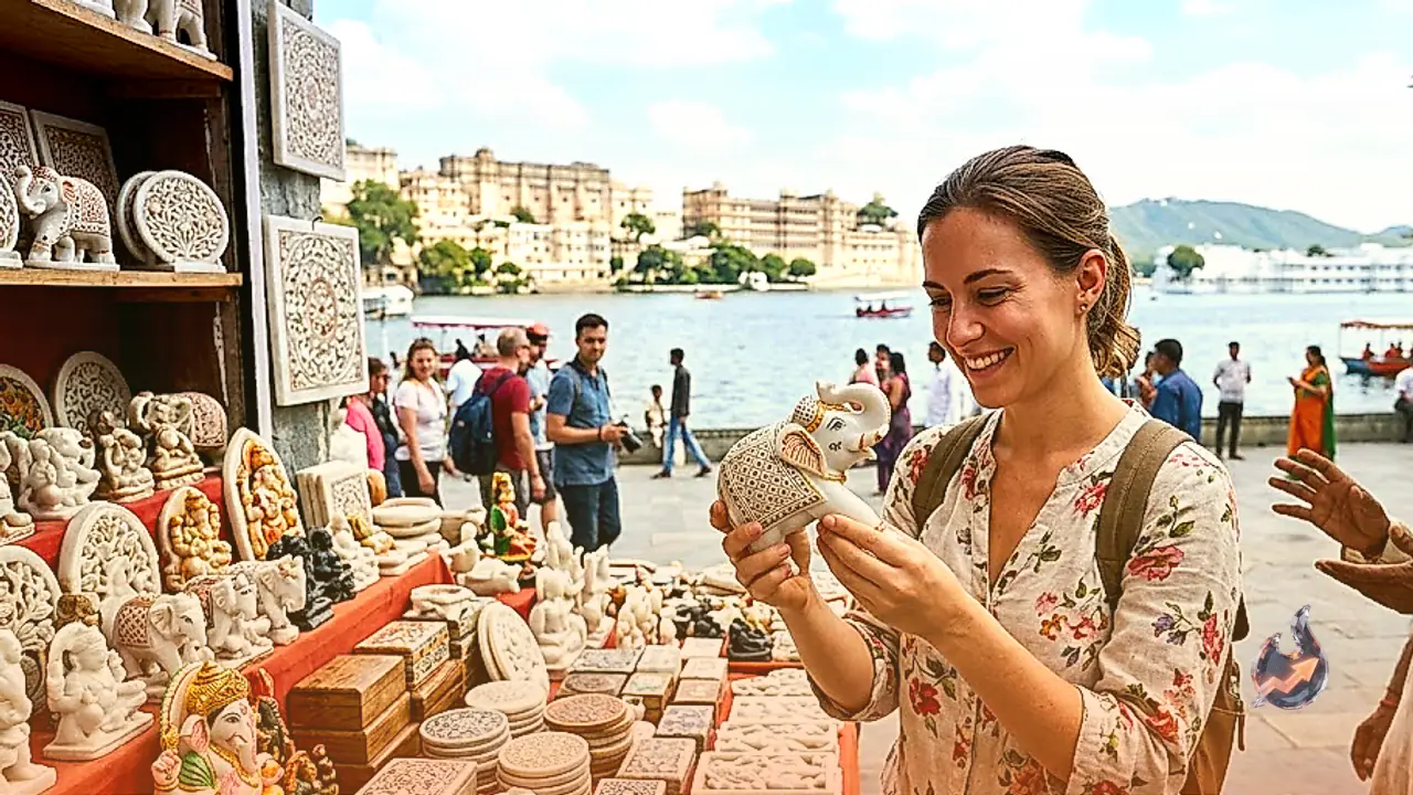 Tourists Visiting Udaipur Fall in Love with Exquisite Marble Handicrafts and Souvenirs