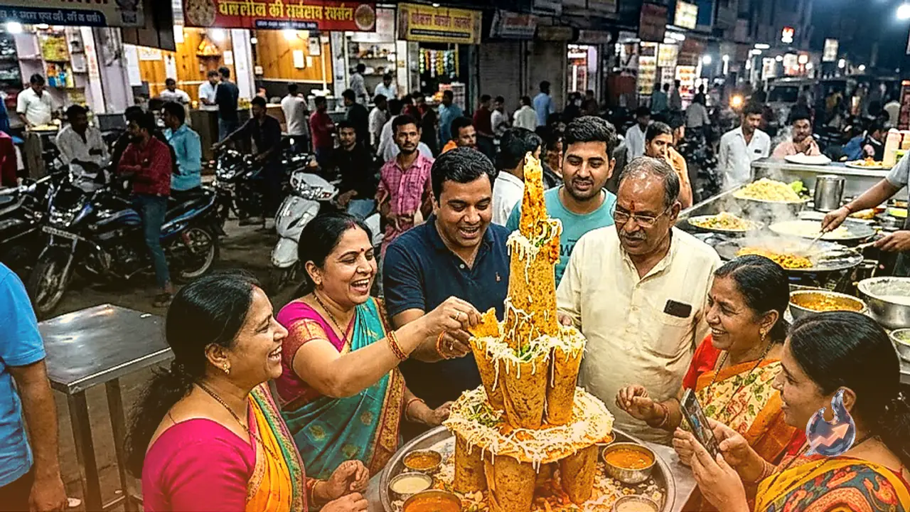 Towering Dosa In Pali Stuns Foodies With Giant Size That Leaves Groups Of Six Struggling To Finish