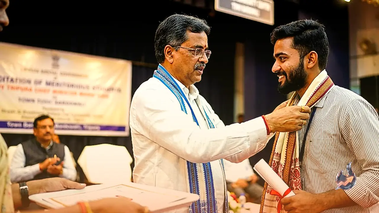Tripura CM Manik Saha Tells Honoured Students: Being A Good Human Being Comes First