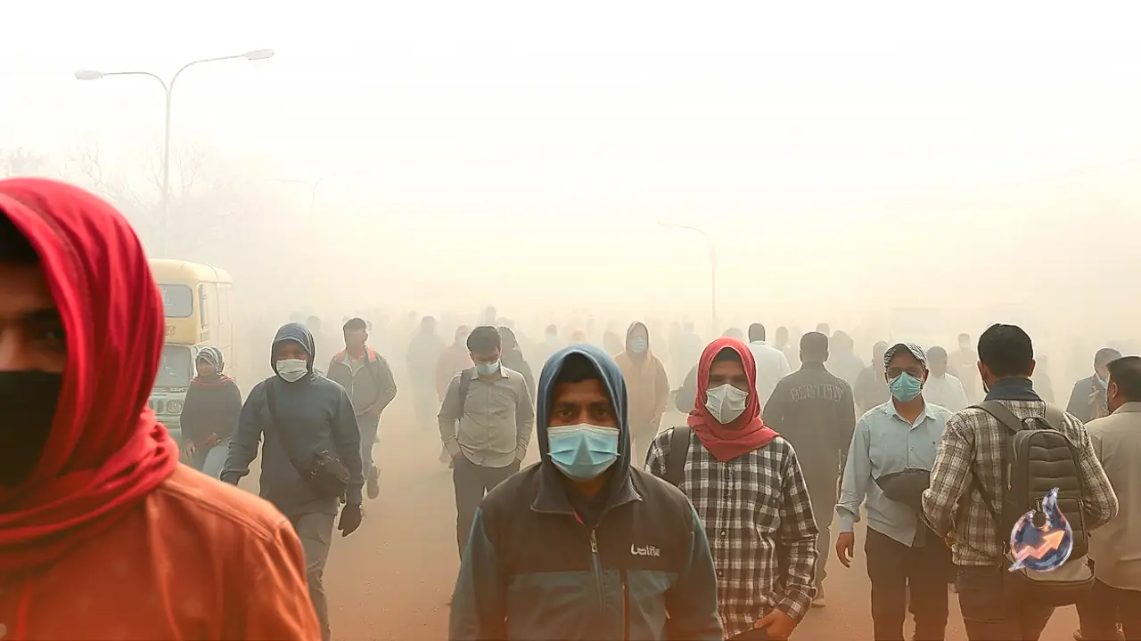 Toxic Smog Blankets Delhi NCR as Falling Temperatures Trap Pollutants