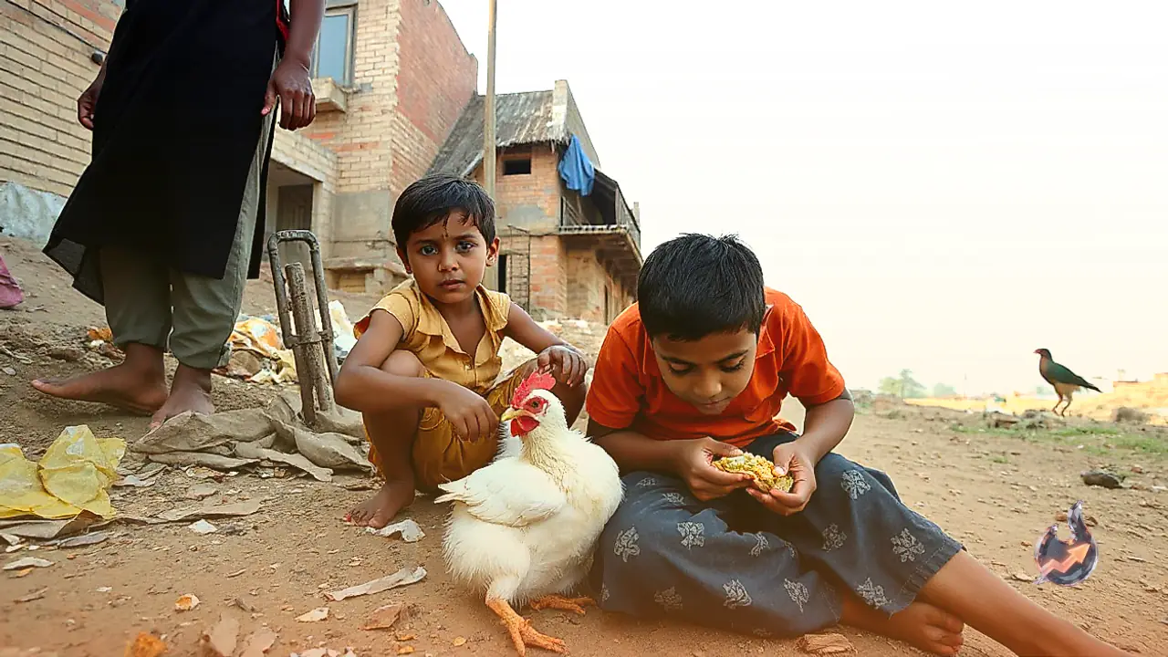 Tragedy Strikes Kushinagar Family as Three Children Fall Ill After Chicken Meal, 7-Year-Old Dies