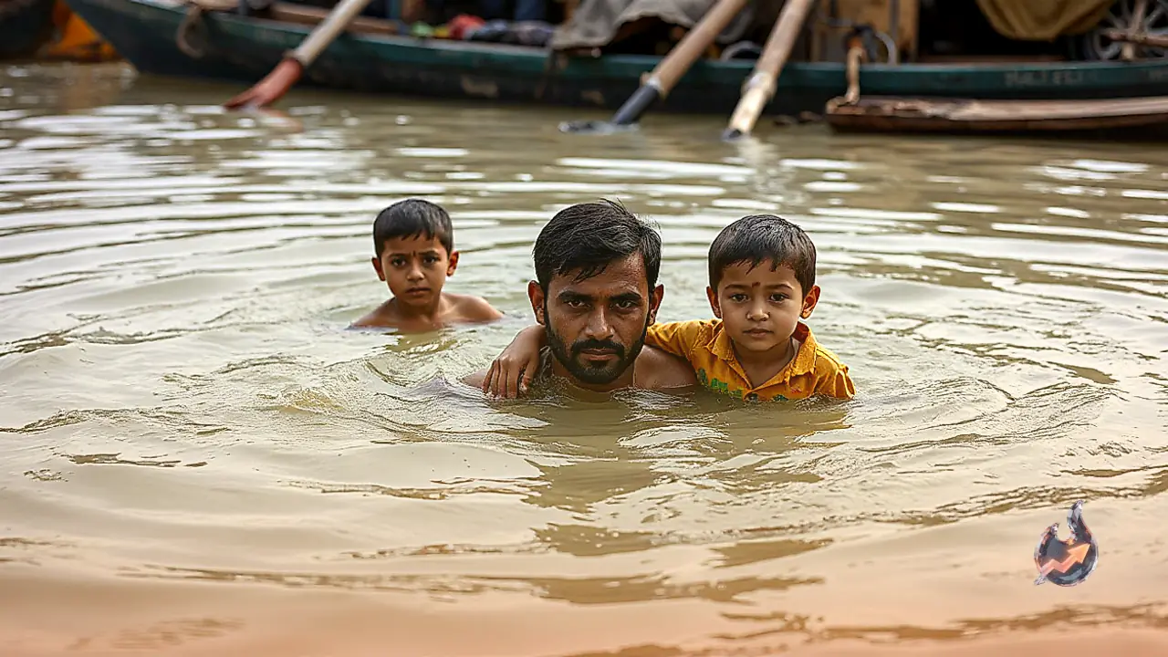 Tragic Accident in Surajpur Claims Four Lives as Father Drowns Trying to Save Children