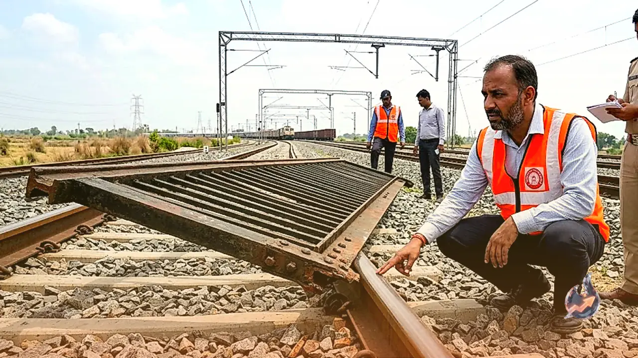 प्रयागराज में रेल डिरेल करने की नापाक हरकत, डेडिकेटेड फ्रेट कॉरिडोर पर मिली लोहे की रेलिंग