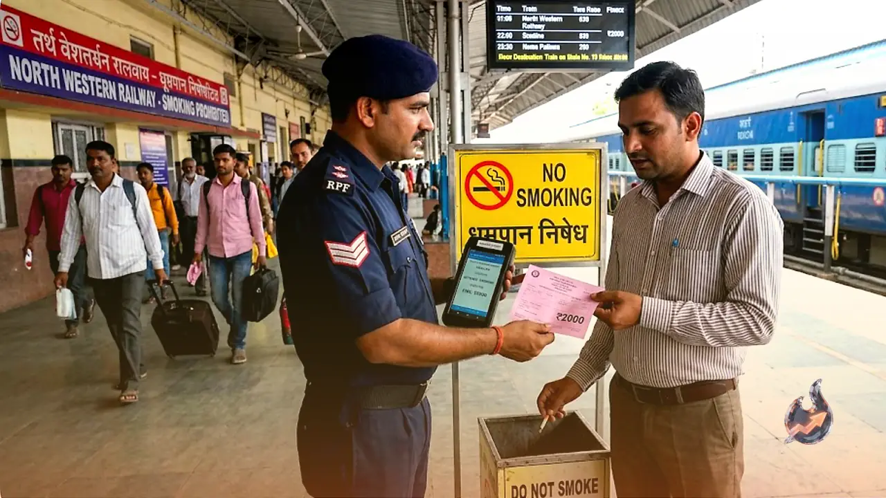 Light a Cigarette on a Train or Platform and Pay Up: North Western Railway Rolls Out ₹2000 Fines