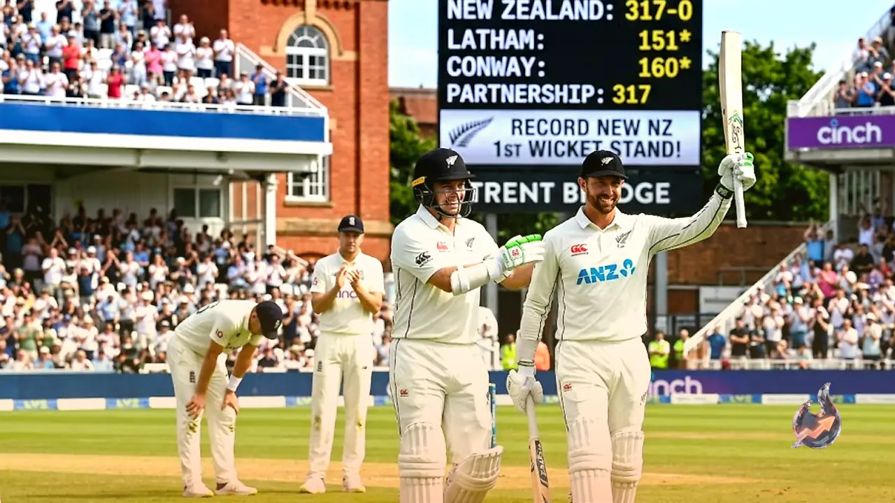 Kiwi Openers Run Riot at Trent Bridge as Latham and Conway Erase a 96-Year-Old Record