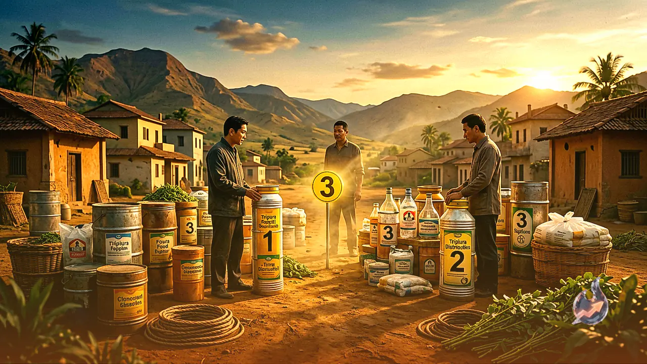 Tripura Minister Evaluates State Fuel And Grocery Supply In Key Reviews