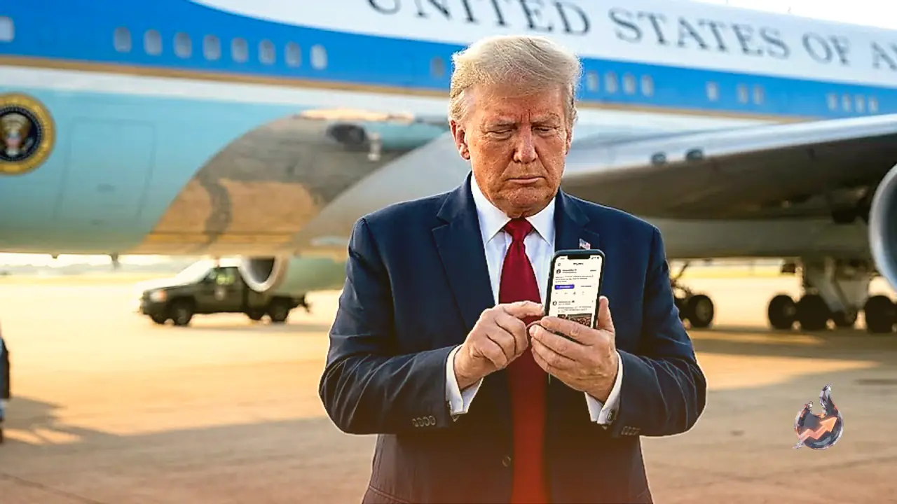 Donald Trump shares update on Truth Social regarding his meeting with Air Force One